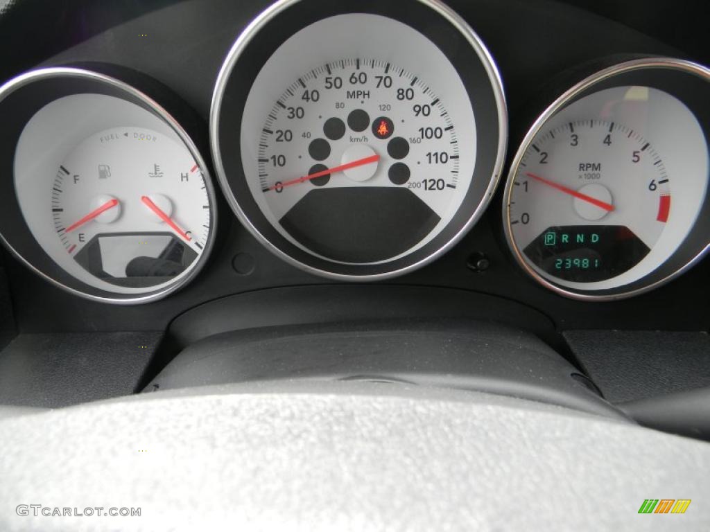 2008 Dodge Caliber R/T AWD Gauges Photo #48424024