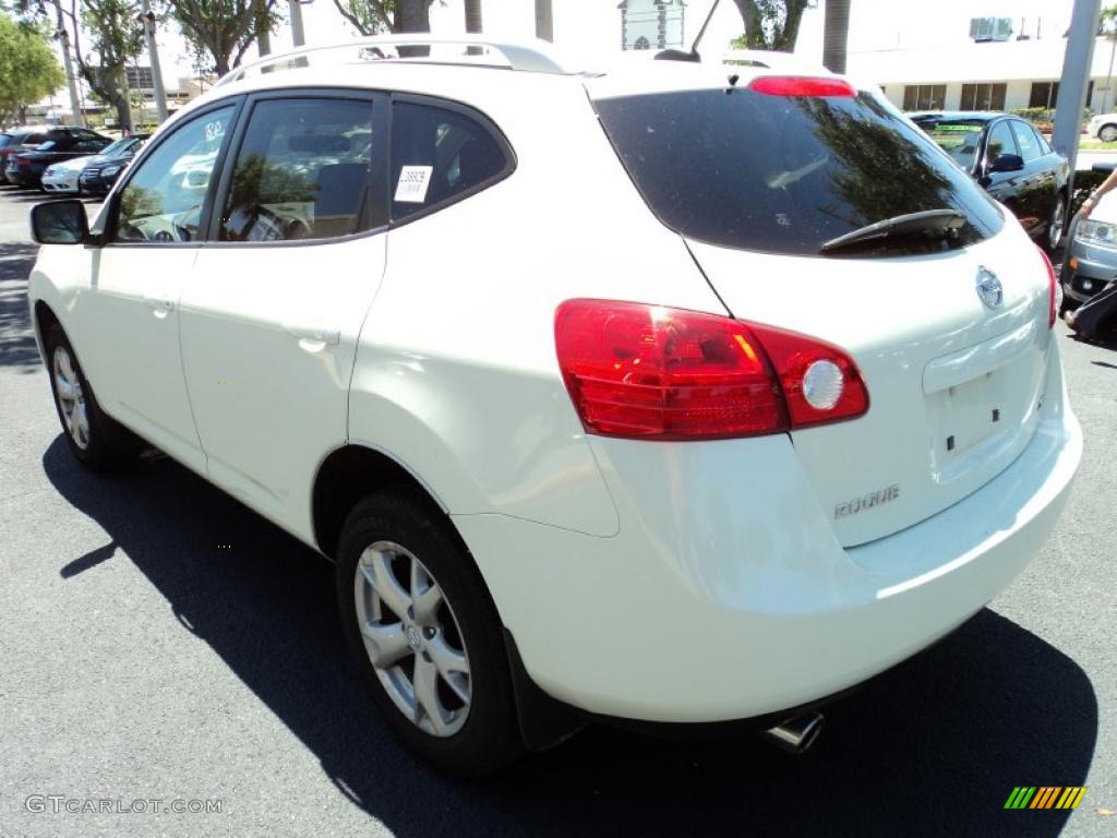 2008 Rogue S - Phantom White Pearl / Black photo #7