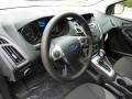Charcoal Black 2012 Ford Focus SE 5-Door Steering Wheel