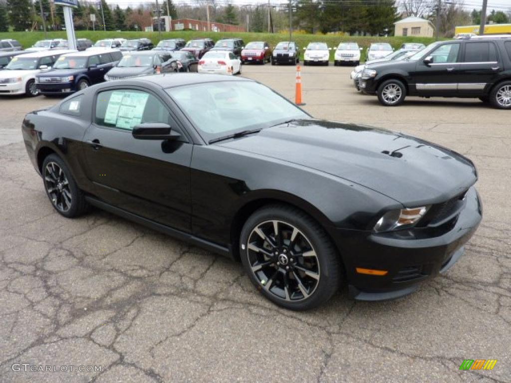 Black 2012 Ford Mustang V6 Coupe Exterior Photo #48424981
