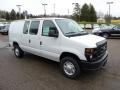 Oxford White 2011 Ford E Series Van E350 Commercial Exterior