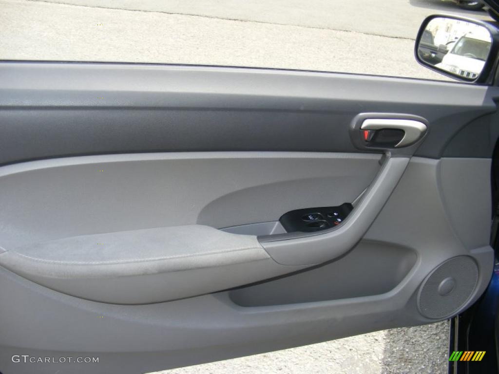 2007 Honda Civic LX Coupe Gray Door Panel Photo #48426061
