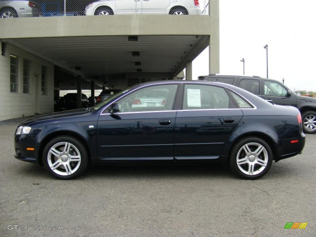 Deep Sea Blue Pearl Effect 2008 Audi A4 2.0T quattro Sedan Exterior Photo #48426355