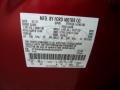 U6: Red Candy Metallic 2011 Ford Explorer XLT 4WD Color Code