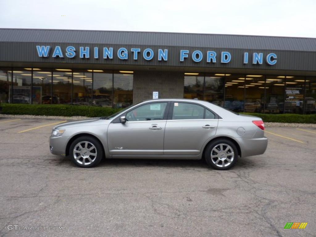 2008 MKZ AWD Sedan - Vapor Silver Metallic / Dark Charcoal photo #1