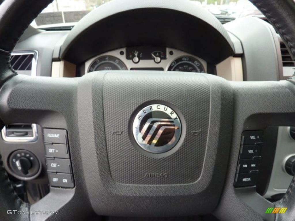 2008 Mariner V6 Premier 4WD - Black Pearl Slate / Black photo #19