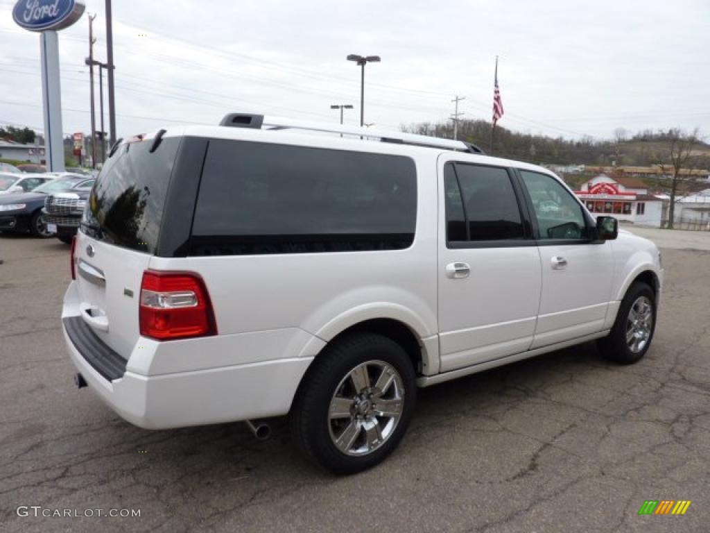 White Platinum Tri-Coat Metallic 2010 Ford Expedition EL Limited 4x4 Exterior Photo #48428071