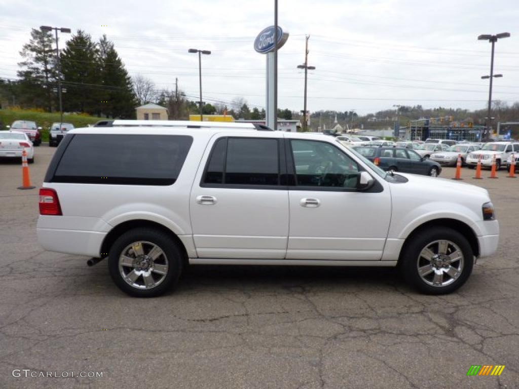 White Platinum Tri-Coat Metallic 2010 Ford Expedition EL Limited 4x4 Exterior Photo #48428080