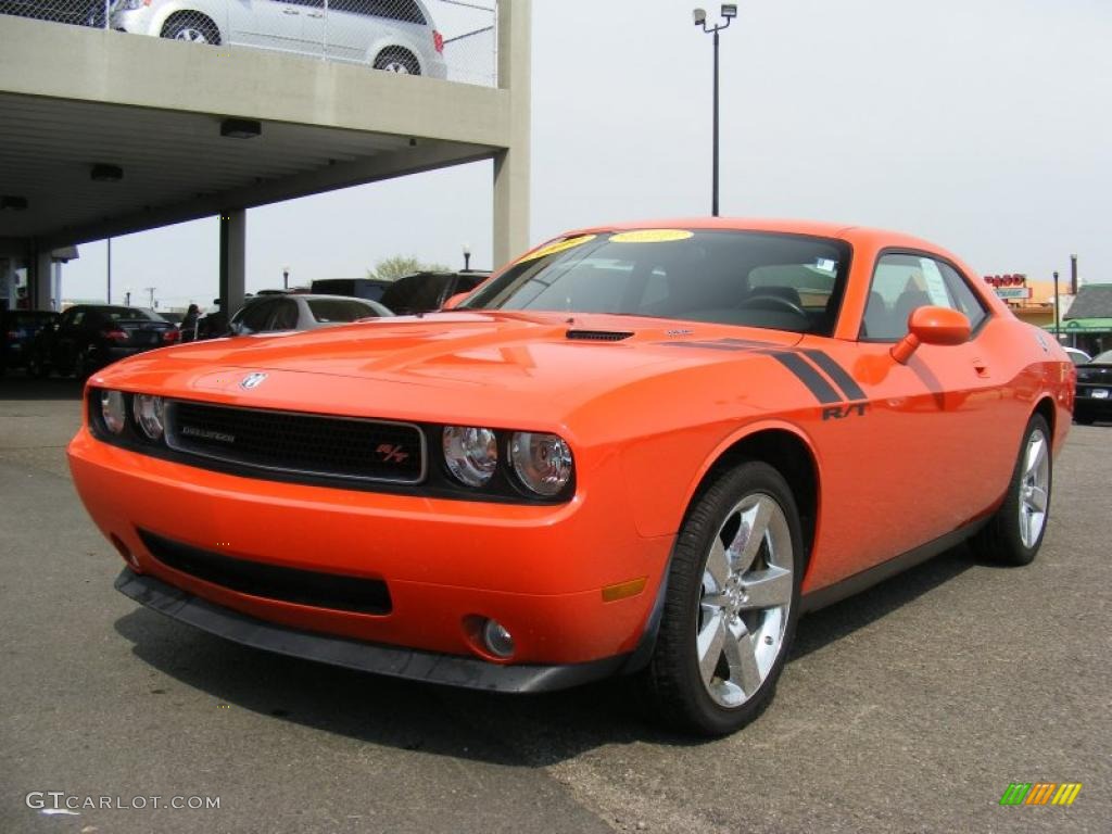 HEMI Orange 2009 Dodge Challenger R/T Exterior Photo #48428194