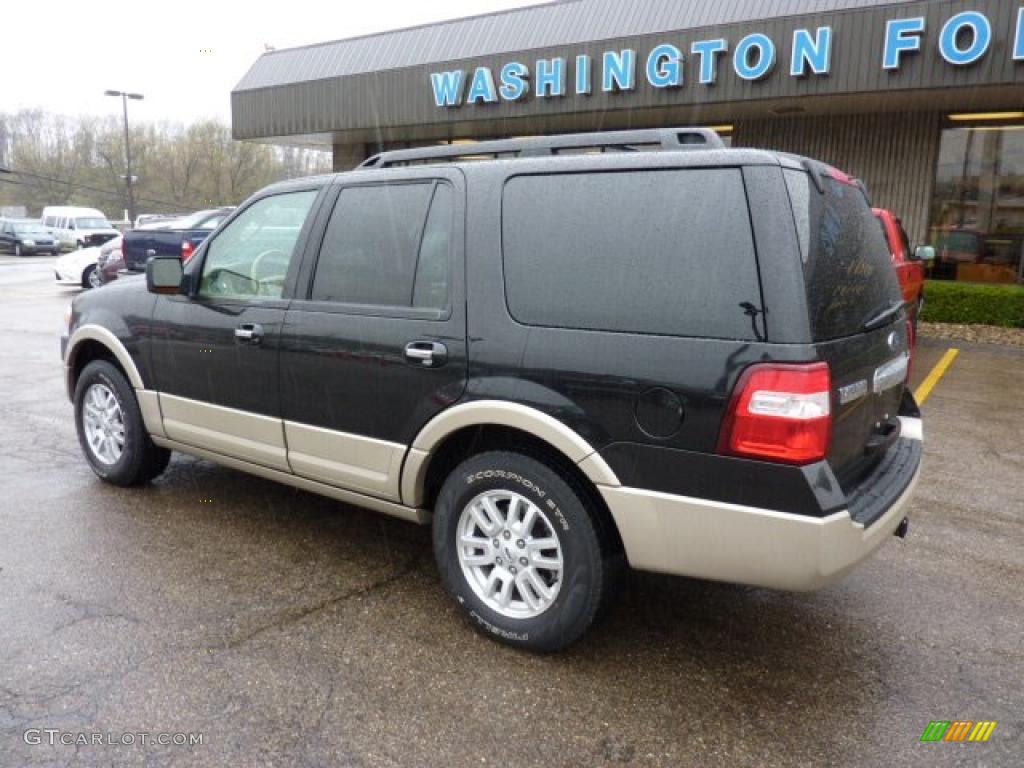 2010 Expedition Eddie Bauer 4x4 - Tuxedo Black / Camel photo #2