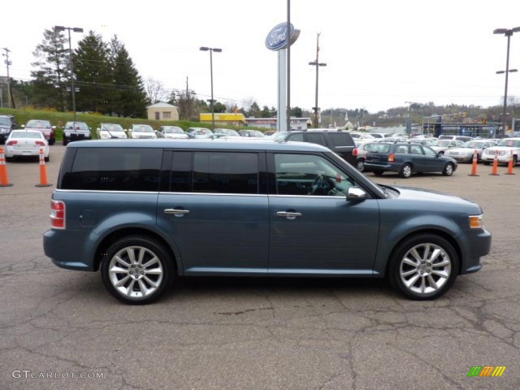 2010 Flex Limited AWD - Steel Blue Metallic / Charcoal Black photo #5