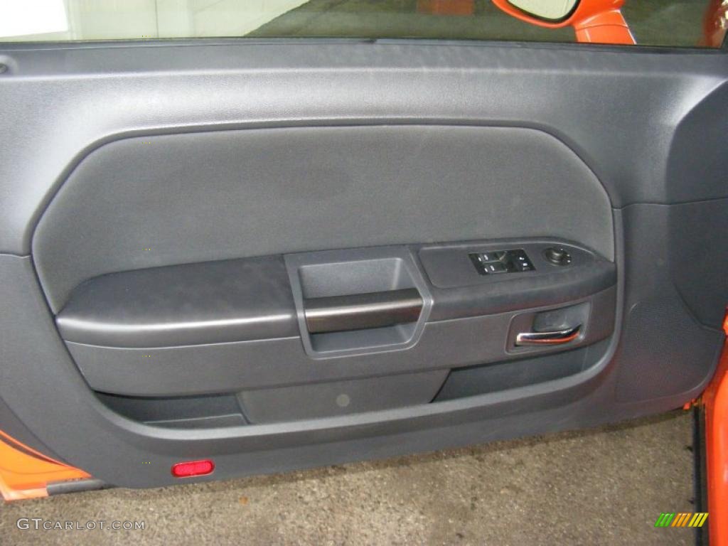 2009 Dodge Challenger R/T Dark Slate Gray Door Panel Photo #48428449