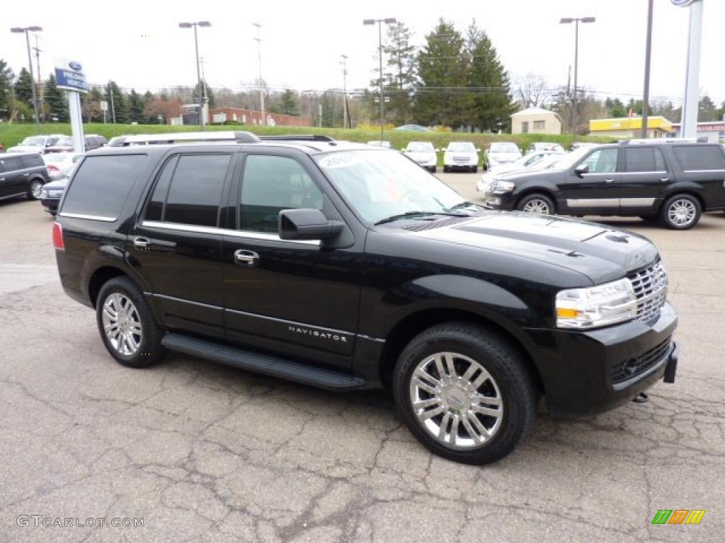 2007 Navigator Luxury 4x4 - Black / Charcoal photo #6