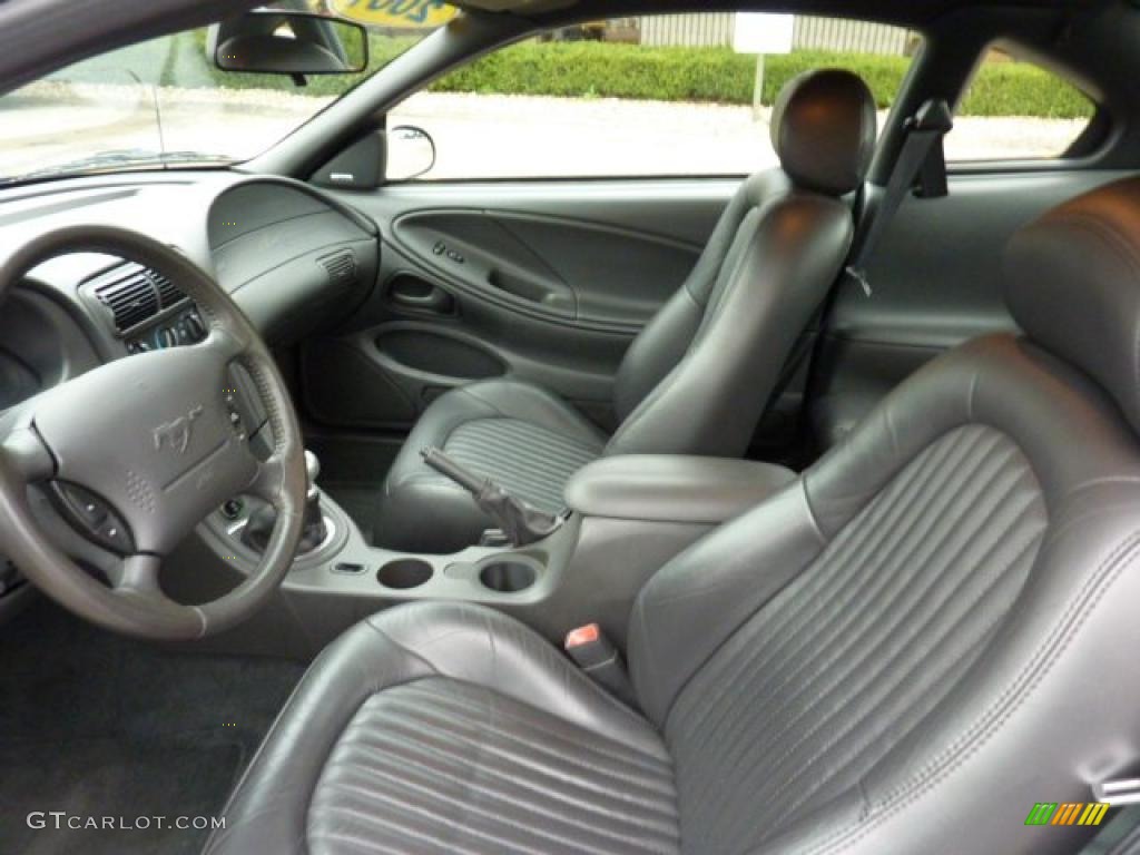 Dark Charcoal Interior 2001 Ford Mustang Bullitt Coupe Photo #48429046