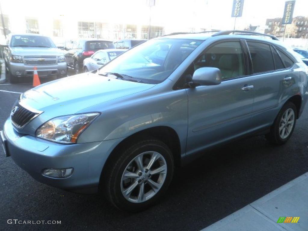 2009 RX 350 - Breakwater Blue Metallic / Light Gray photo #1