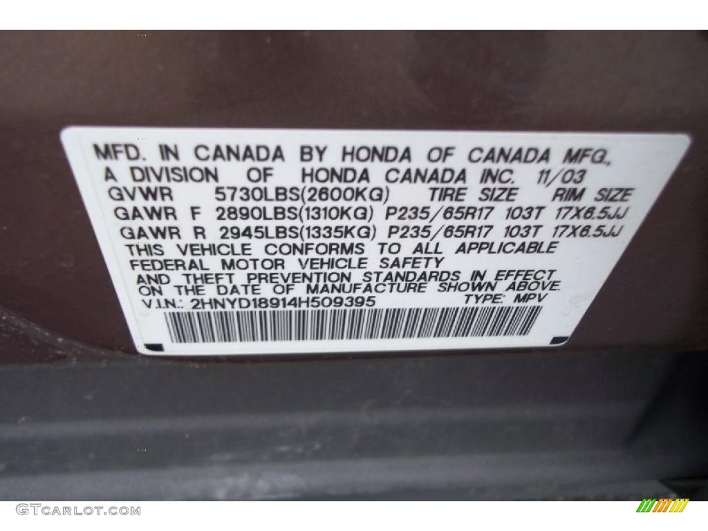 2004 MDX  - Metallic Mocha / Ebony photo #25