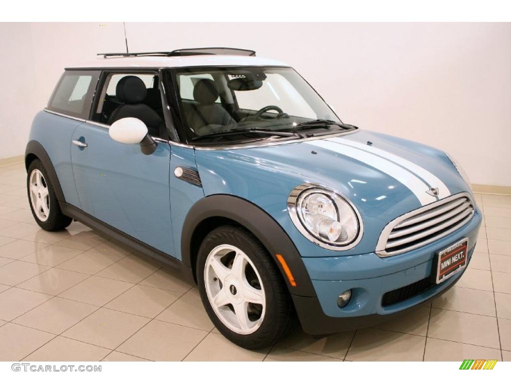 Oxygen Blue 2008 Mini Cooper Hardtop Exterior Photo #48429889