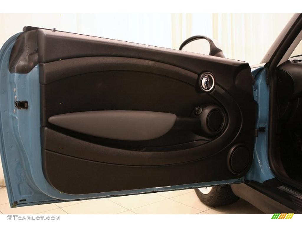 2008 Cooper Hardtop - Oxygen Blue / Punch Carbon Black photo #6