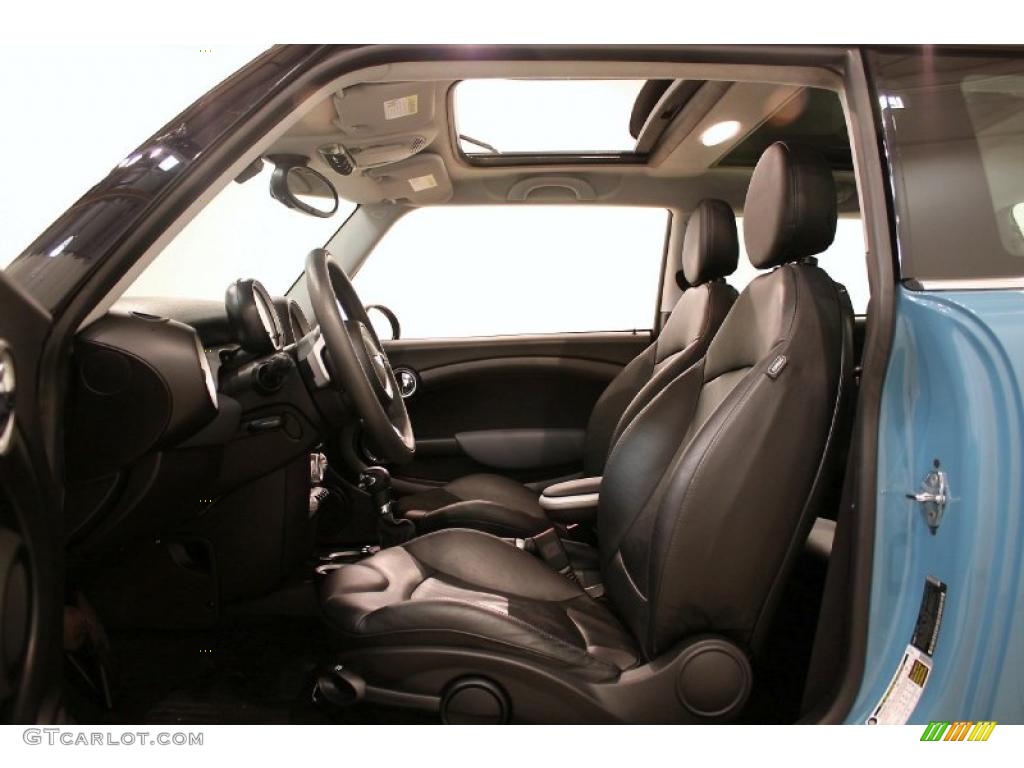 2008 Cooper Hardtop - Oxygen Blue / Punch Carbon Black photo #8