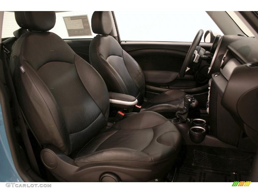 Punch Carbon Black Interior 2008 Mini Cooper Hardtop Photo #48429961
