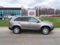 2011 Titanium Silver Kia Sorento LX AWD  photo #2