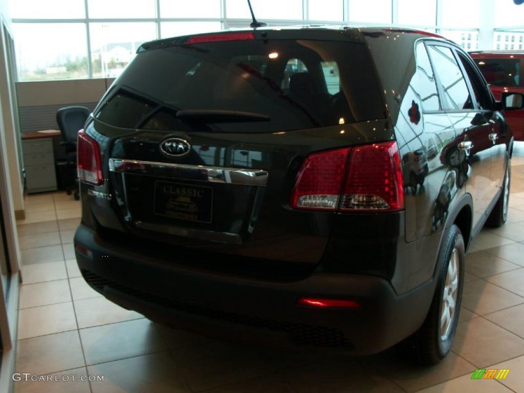 2011 Sorento LX - Tuscan Olive / Black photo #5