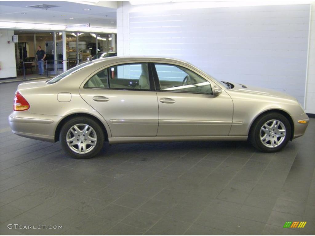 2005 E 320 4Matic Sedan - Desert Silver Metallic / Stone photo #1