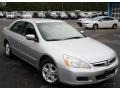 2007 Alabaster Silver Metallic Honda Accord EX-L Sedan  photo #3