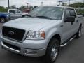 2004 Silver Metallic Ford F150 XLT SuperCrew 4x4  photo #2