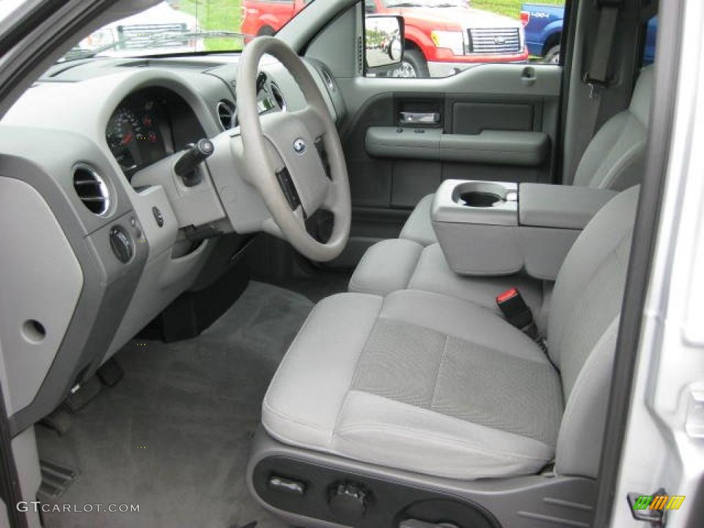 2004 F150 XLT SuperCrew 4x4 - Silver Metallic / Medium/Dark Flint photo #12