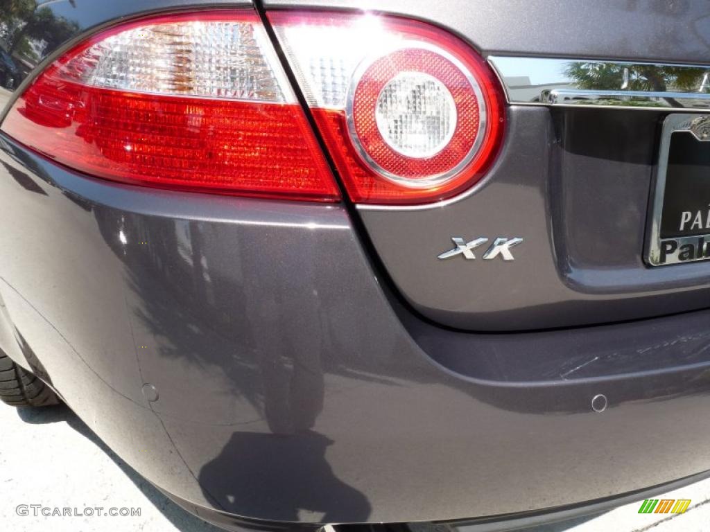 2008 XK XK8 Coupe - Pearl Grey Metallic / Charcoal photo #9