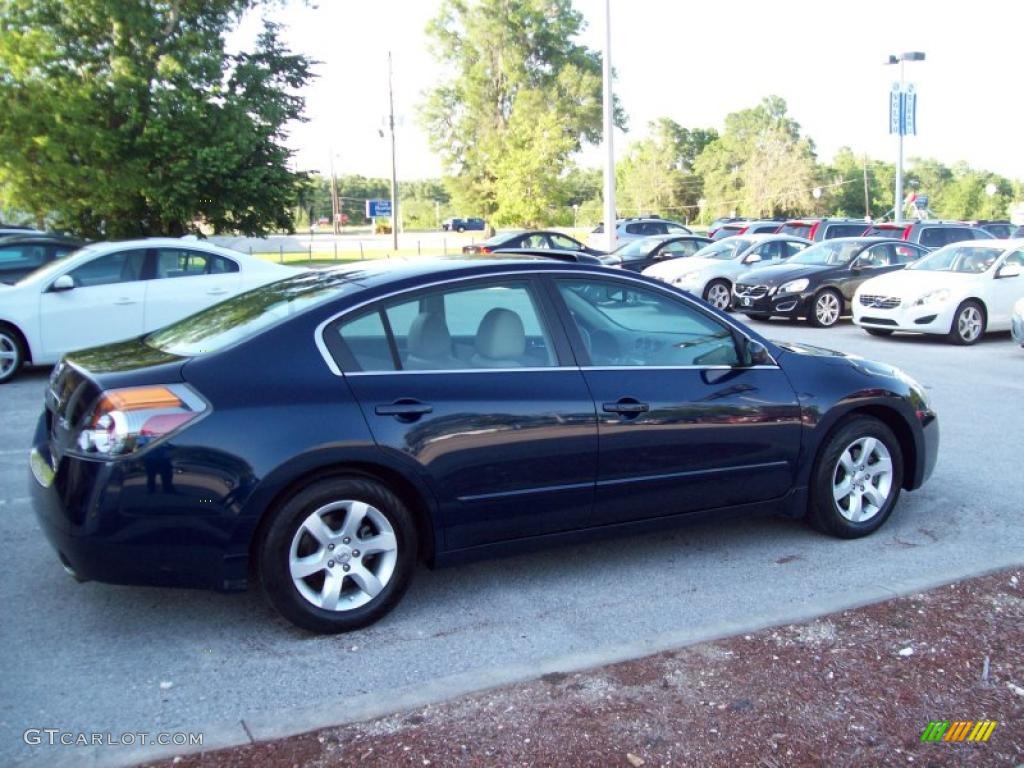 2008 Altima 2.5 SL - Majestic Blue Metallic / Blond photo #7