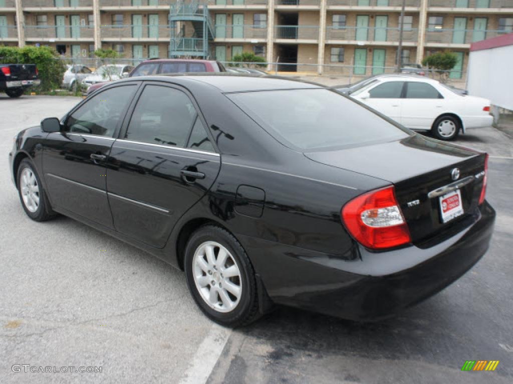 2004 Camry XLE - Black / Stone photo #2