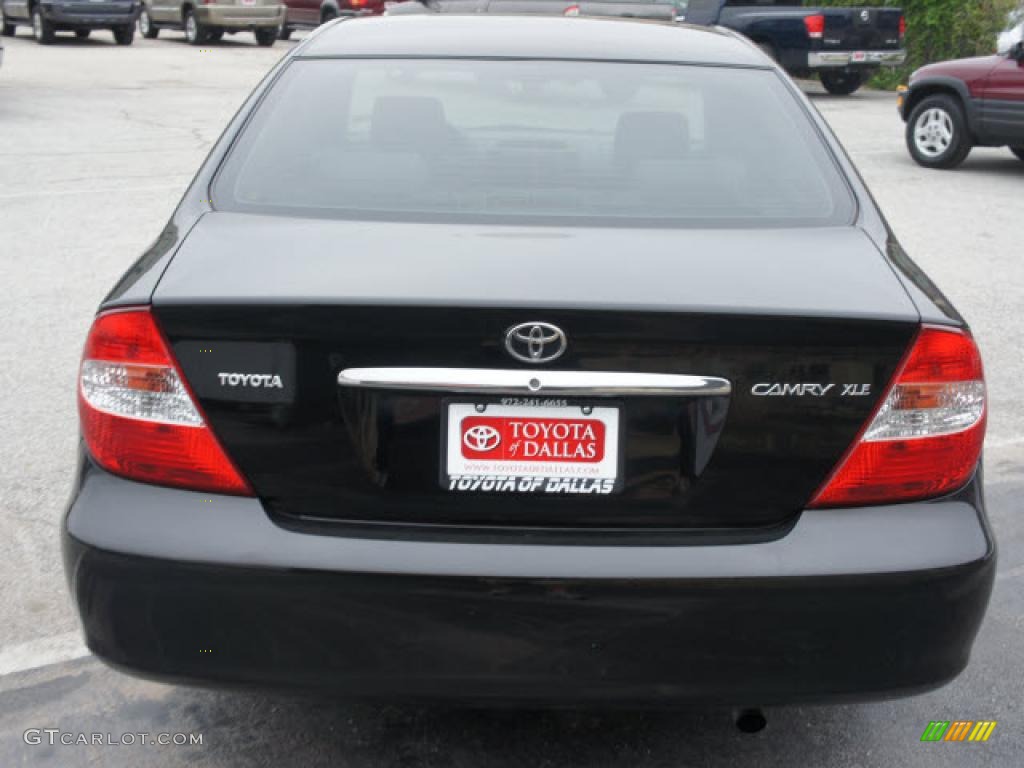 2004 Camry XLE - Black / Stone photo #3