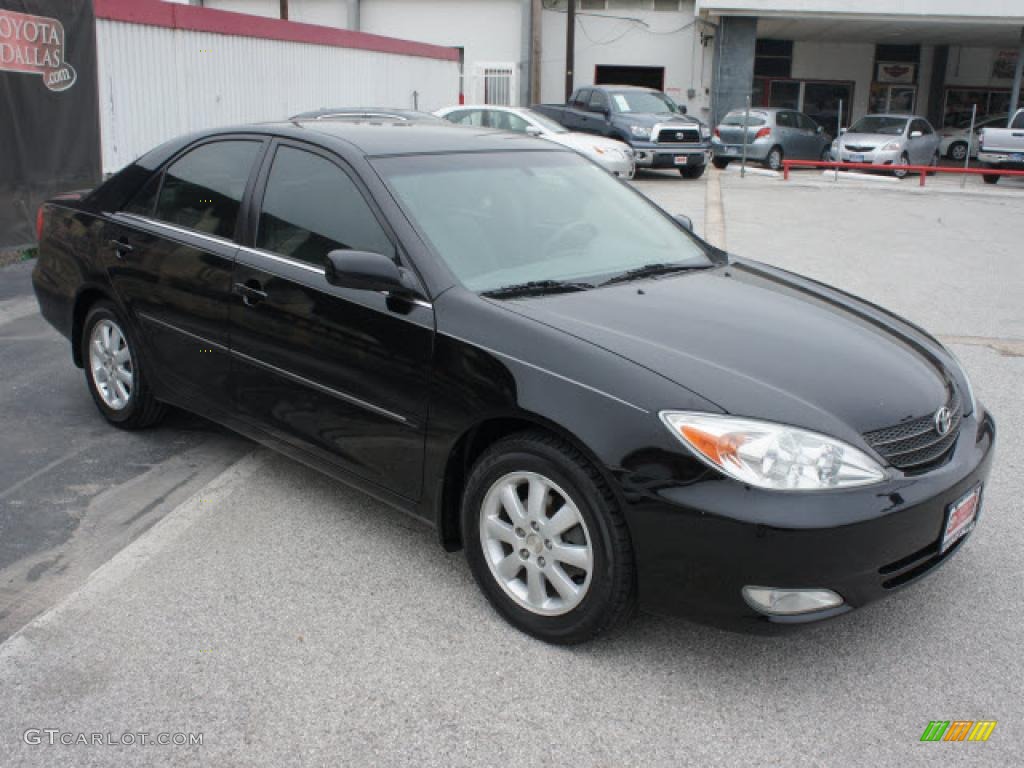 2004 Camry XLE - Black / Stone photo #5