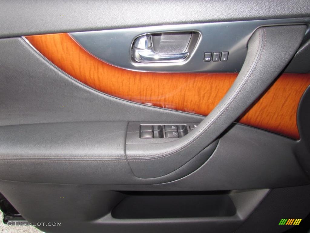 2010 Infiniti FX 35 Graphite Door Panel Photo #48433926