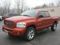 2007 Sunburst Orange Pearl Dodge Ram 1500 Sport Quad Cab 4x4  photo #1