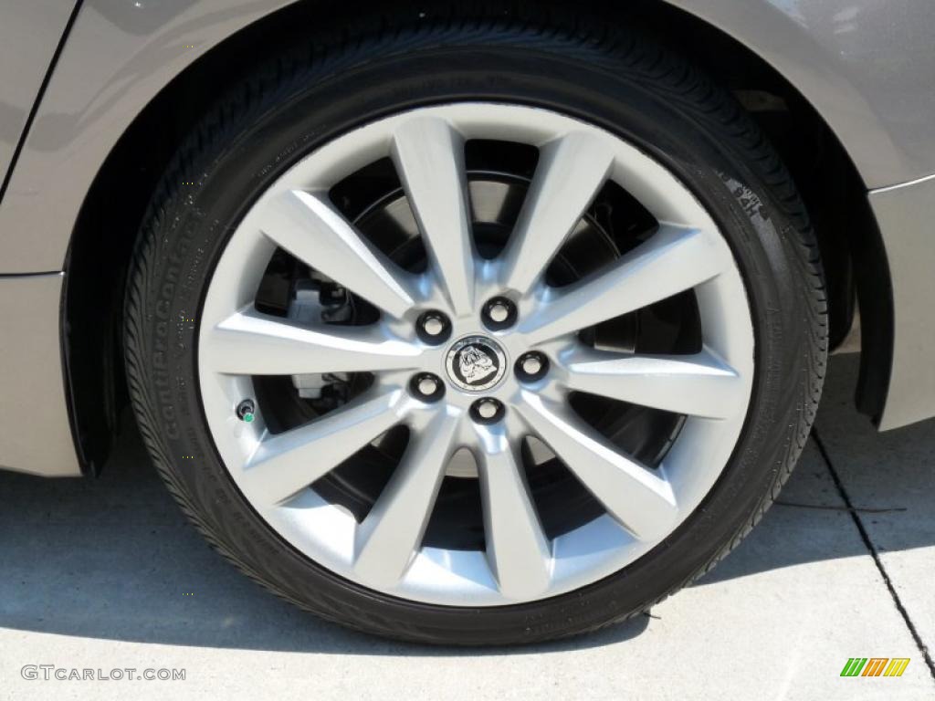 2011 XF Premium Sport Sedan - Vapour Grey Metallic / Ivory White/Oyster Grey photo #10