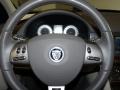 2011 Jaguar XF Ivory White/Oyster Grey Interior Steering Wheel Photo