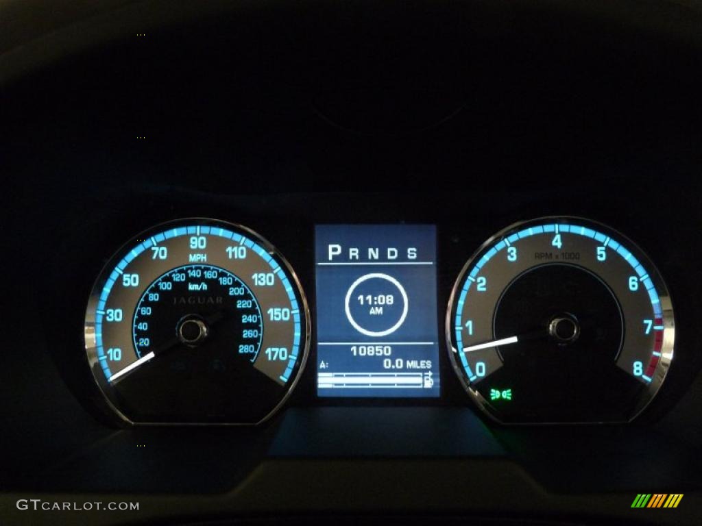 2011 Jaguar XF Premium Sport Sedan Gauges Photo #48434334