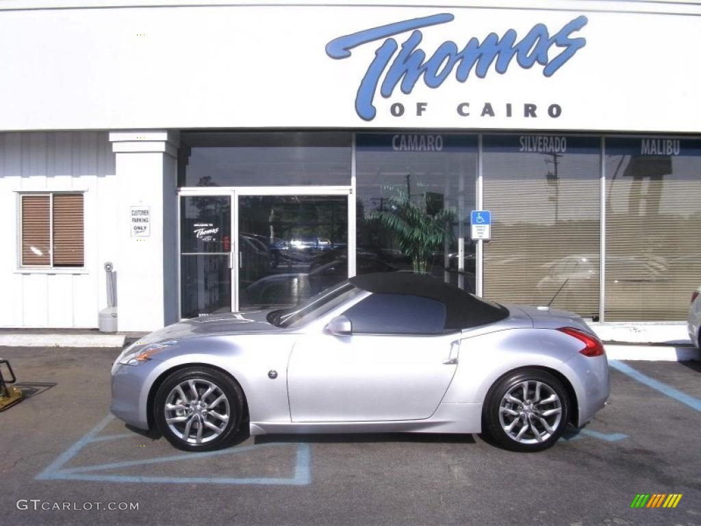 2010 370Z Touring Roadster - Brilliant Silver / Black Leather photo #1