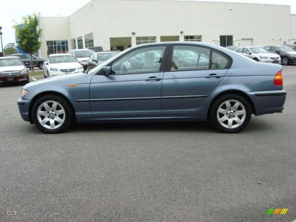 2003 3 Series 325i Sedan - Steel Blue Metallic / Sand photo #3