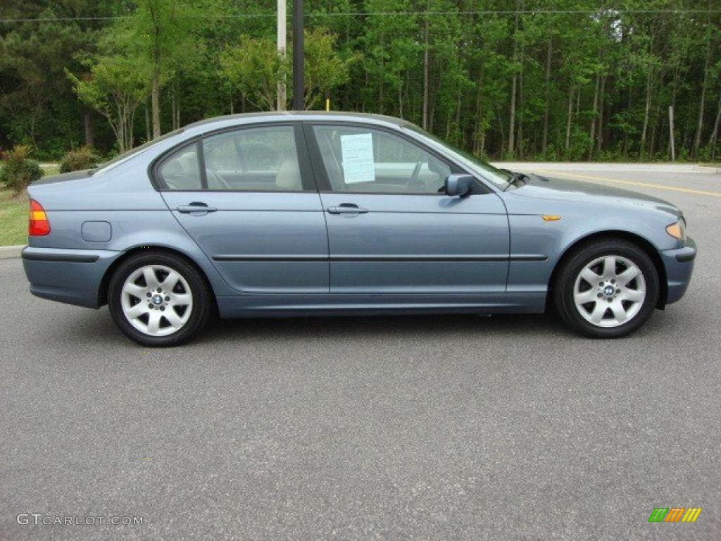 2003 3 Series 325i Sedan - Steel Blue Metallic / Sand photo #7