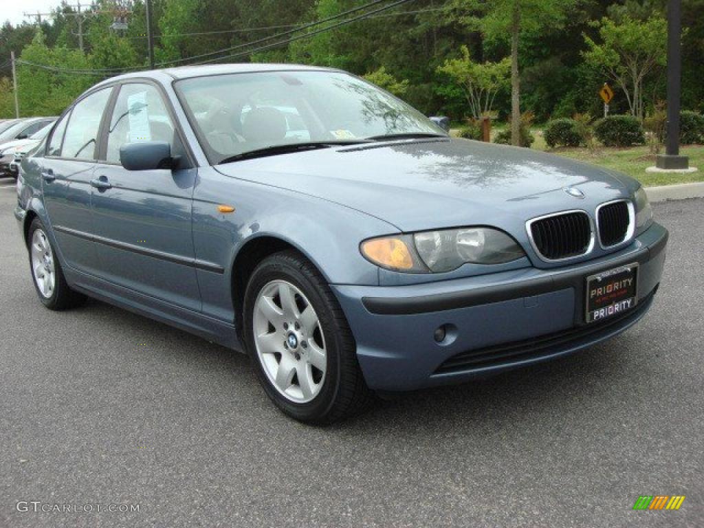 2003 3 Series 325i Sedan - Steel Blue Metallic / Sand photo #8