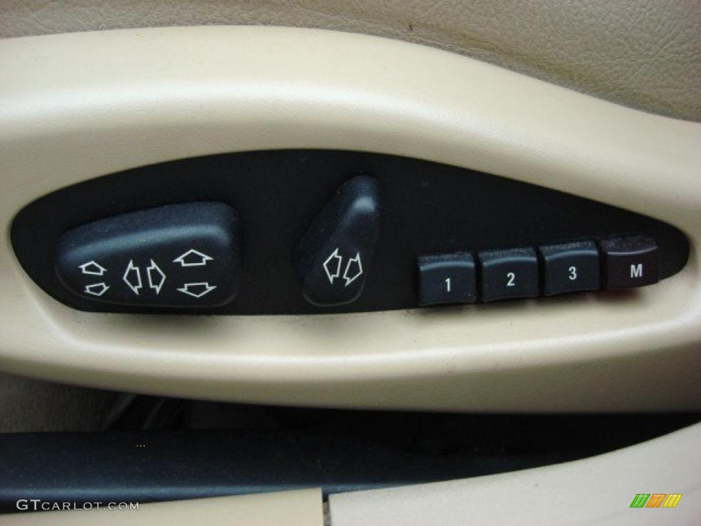 2003 3 Series 325i Sedan - Steel Blue Metallic / Sand photo #13