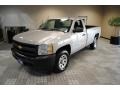 Silver Birch Metallic - Silverado 1500 Regular Cab 4x4 Photo No. 3