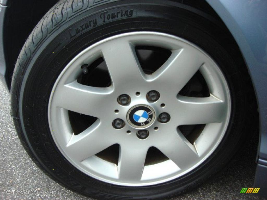 2003 3 Series 325i Sedan - Steel Blue Metallic / Sand photo #19
