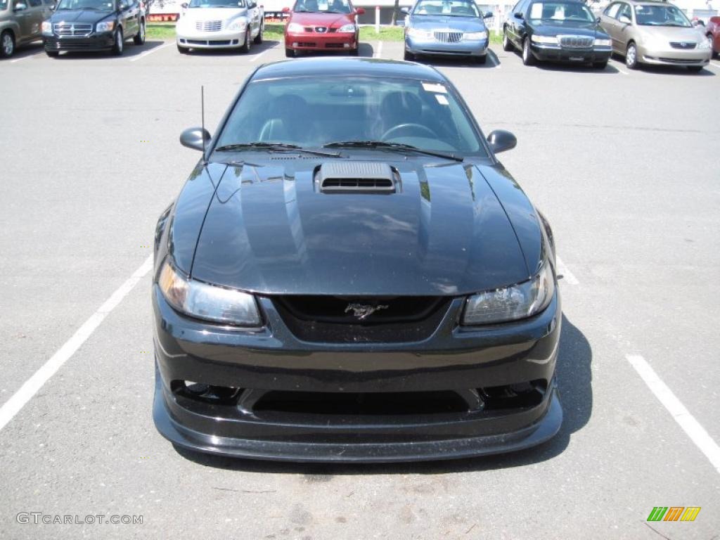 2003 Mustang Mach 1 Coupe - Black / Dark Charcoal photo #2