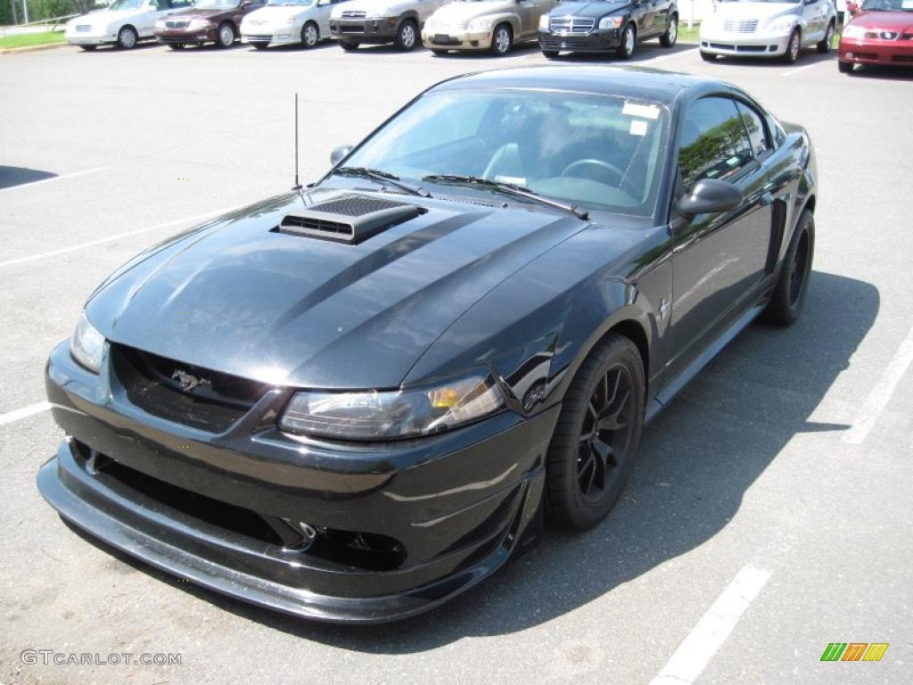 2003 Mustang Mach 1 Coupe - Black / Dark Charcoal photo #3