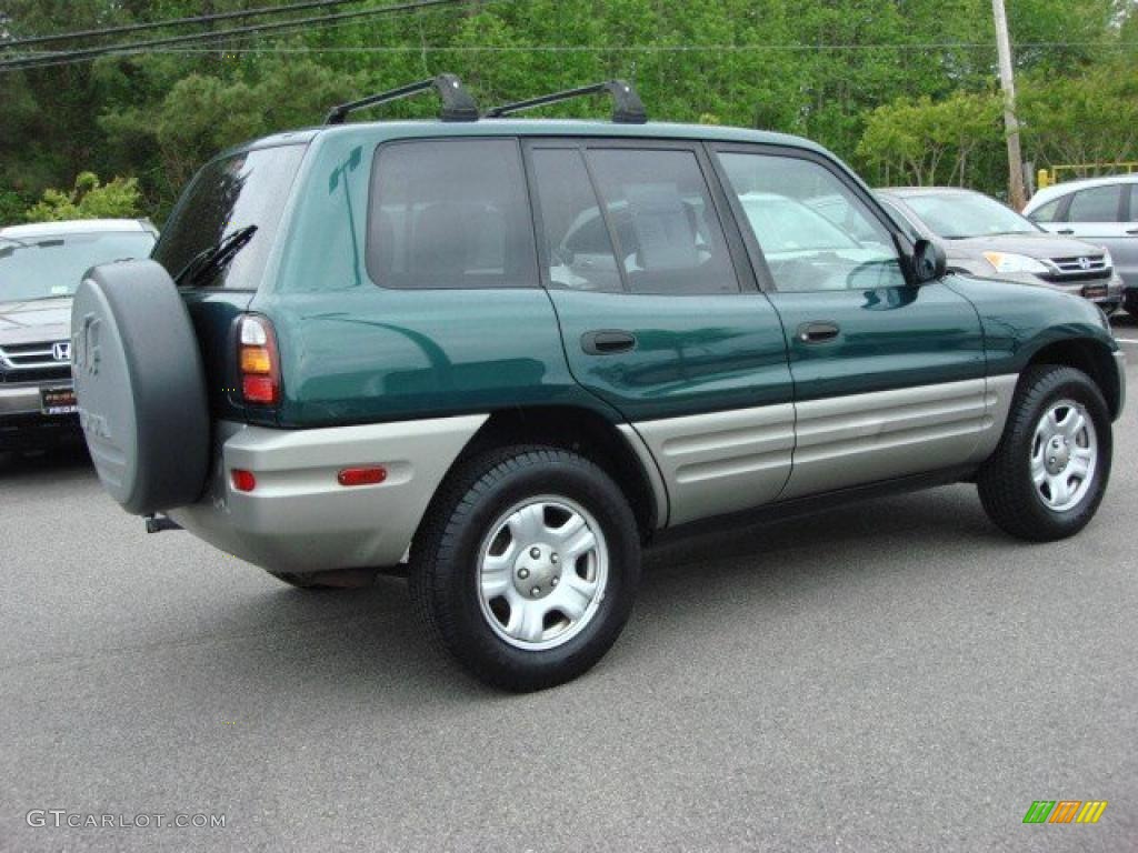 2000 RAV4  - Deep Jewel Green / Gray photo #5